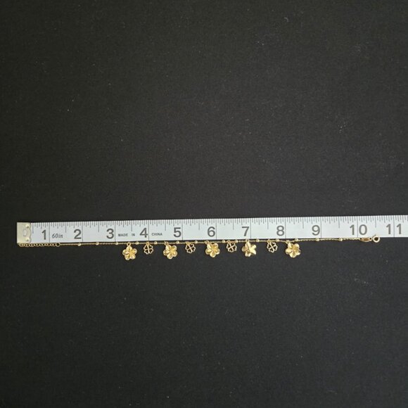 Gold long/adjustable bracelet and or anklet part 2 - Picture 9 of 13